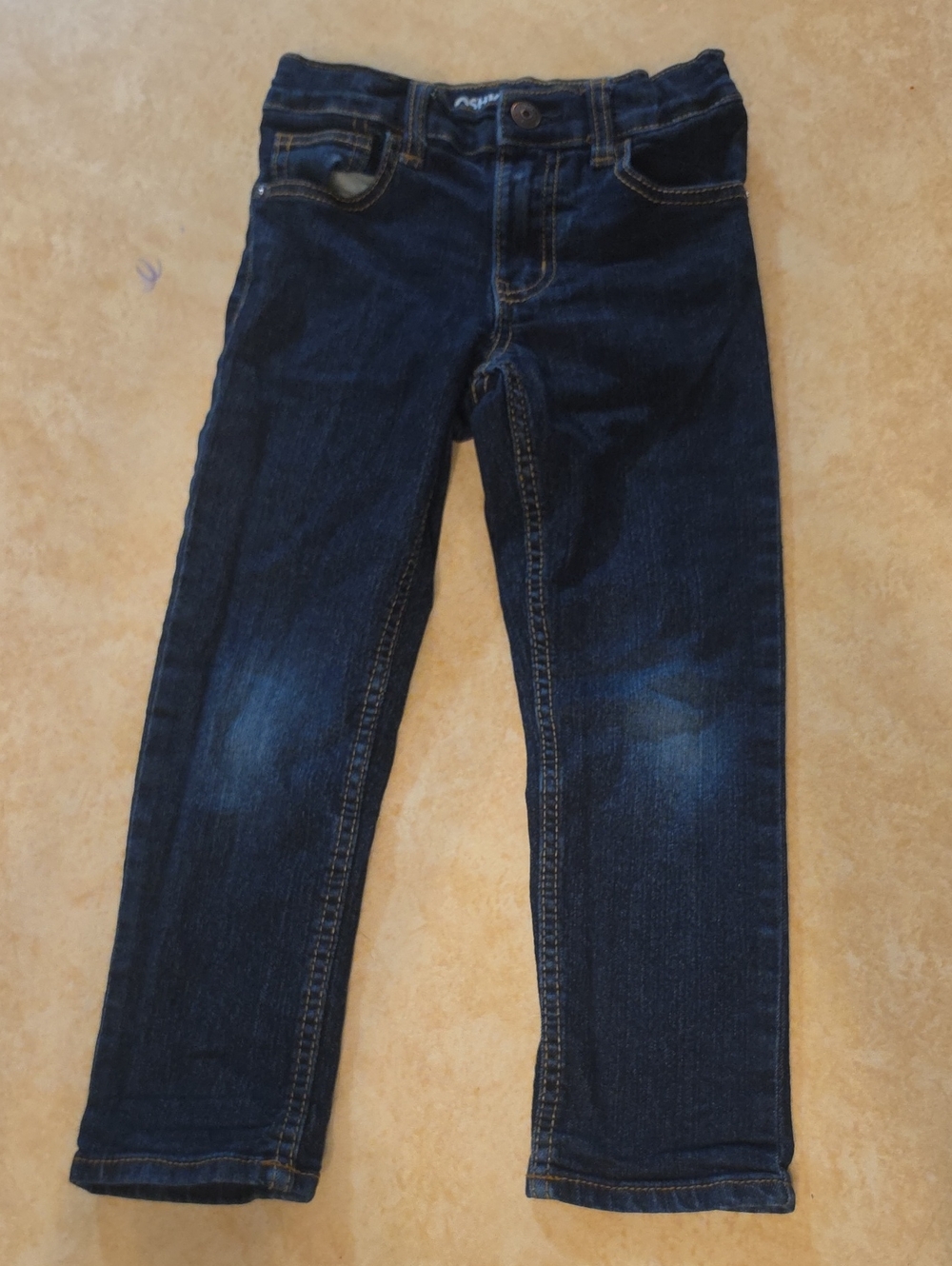 OshKosh B'gosh Boys Slim Straight Dark Blue Jeans